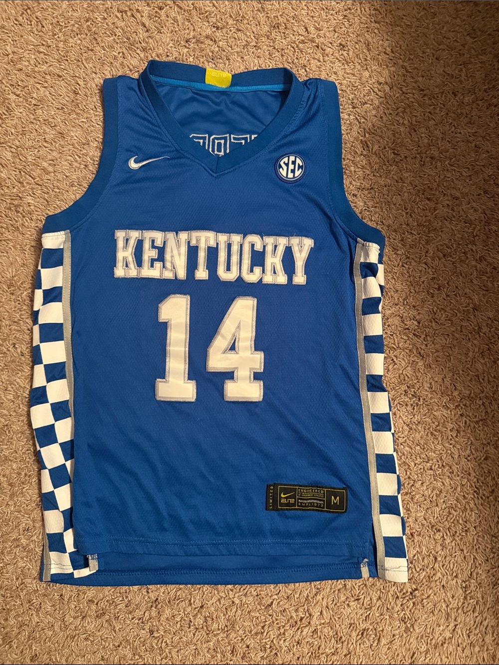 Tyler Herro Nike Kentucky Basketball Jersey